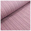 Zopf Jacquard/ Jersey mauve