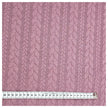 Zopf Jacquard/ Jersey mauve