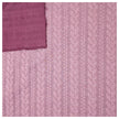Zopf Jacquard/ Jersey mauve