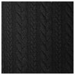 Zopf Jacquard/ Jersey schwarz