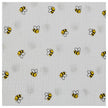 Musselin Baumwolle Bienen naturweiß