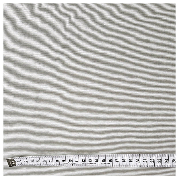 Jersey Streifen schmal khaki