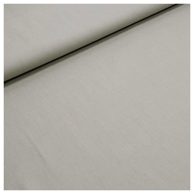 Baumwoll-Popeline uni helles khaki