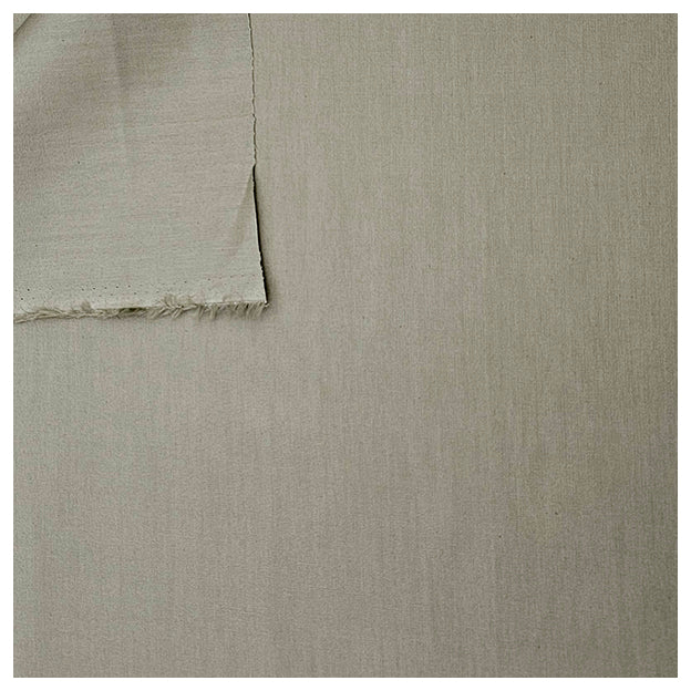 Baumwoll-Popeline uni helles khaki