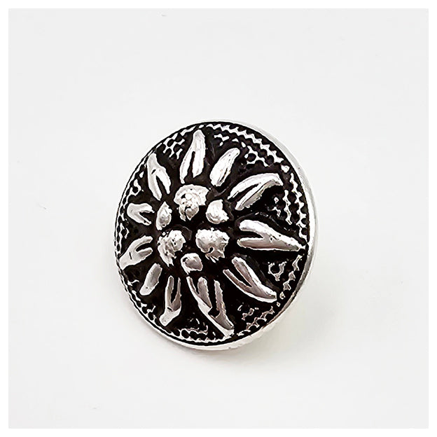 Dirndlknopf Edelweiß 18mm