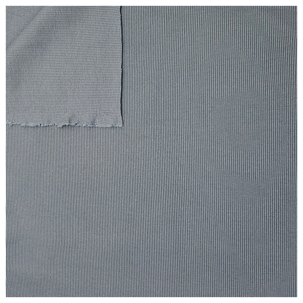 Rippjersey stahlblau