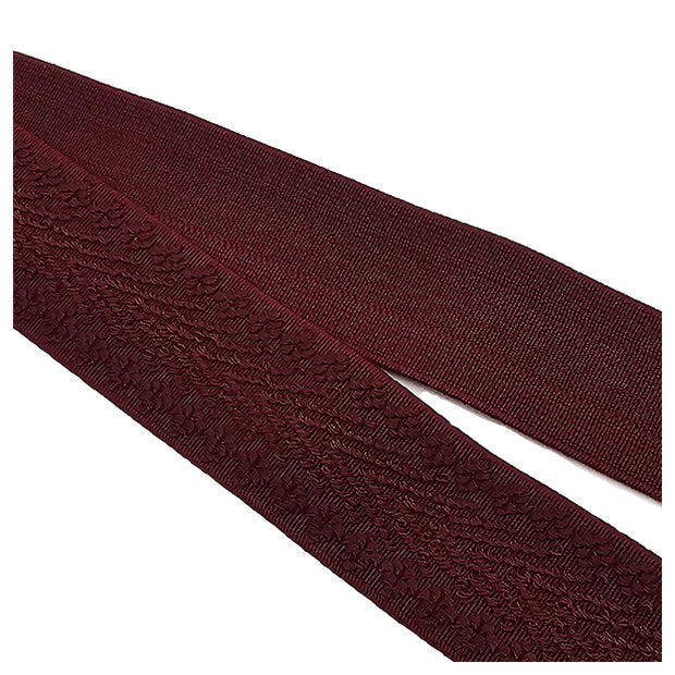 Elastic Band Relief burgunder 4cm