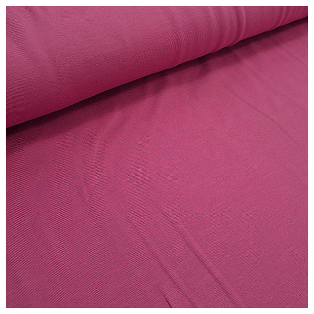 Baumwolljersey uni mauve