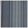 Baumwollsatin Paisley mit Streifen royal