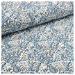 Baumwollsatin Ornamente blau und weiß
