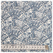 Baumwollsatin Ornamente blau und weiß