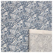 Baumwollsatin Ornamente blau und weiß