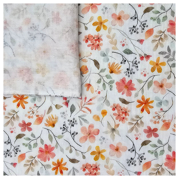 Musselin Digital Blumen und pflanzen