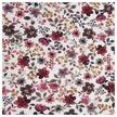 Rippjersey Digital Blumen bordeaux