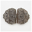 Dirndlschließe aus Metall altgold 50mm/80mm