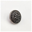 Metallknopf feines durchbrochenes Motiv mit Öse 18mm