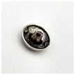 Metallknopf feines durchbrochenes Motiv mit Öse 18mm