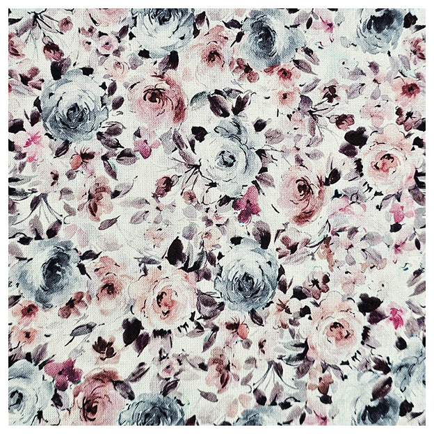 Trachten Stoffpaket babyblau und grape mit  Schürze