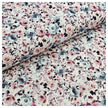 Baumwoll-Popelin Digital Rosen Pastell grau und rosa