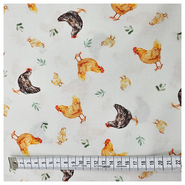 Baumwolle Digital Hühner