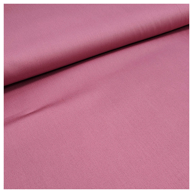 Baumwolle Satin uni fein altrosa