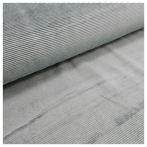 Feincord Jersey lindgrün