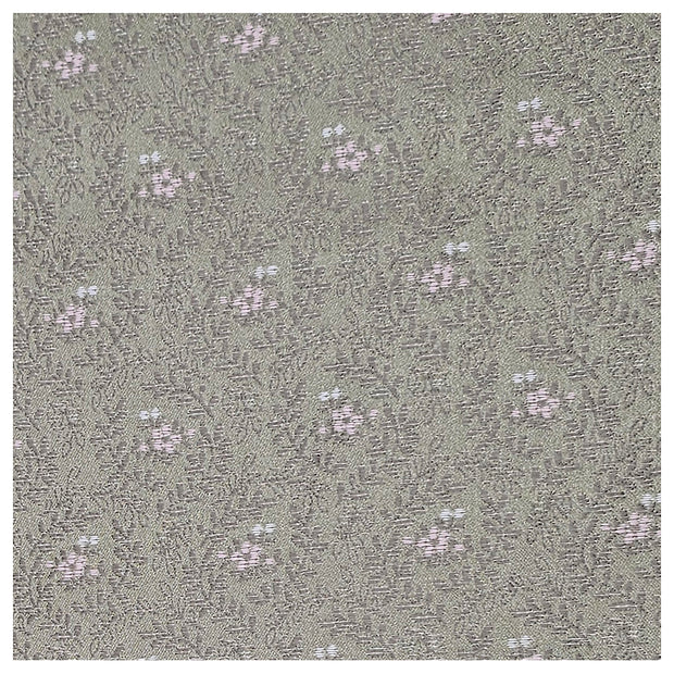 Jacquard Ornamente grün und rosa