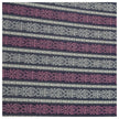 Jacquard Streifen in violett, grau, und navy