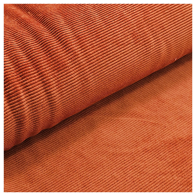 Feincord Jersey rost