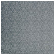 Baumwollsatin Halbdruck Ornamente helles rauchblau und weiß