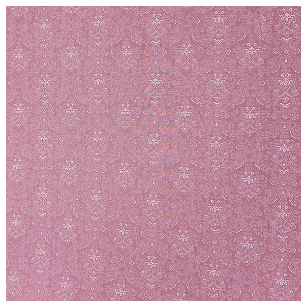 Baumwolle Halbdruck aschrosa und weiß