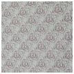 Baumwoll-Popeline Digital Ornamente grau und pink