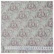 Baumwoll-Popeline Digital Ornamente grau und pink