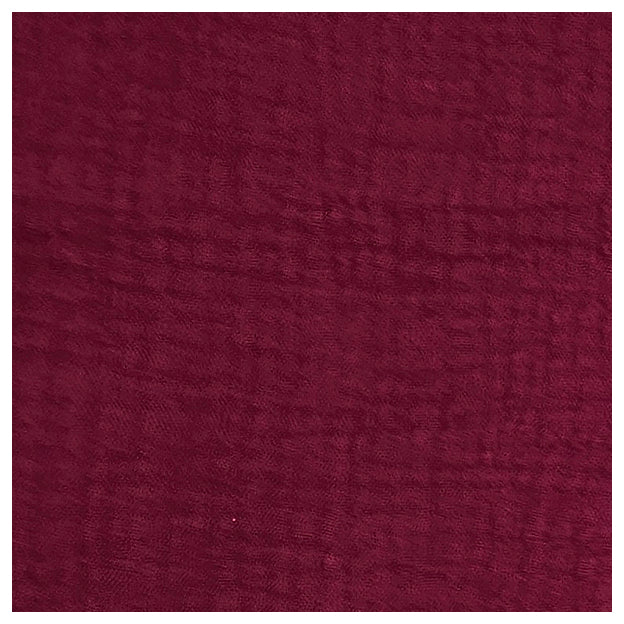 Musselin Baumwolle bordeaux