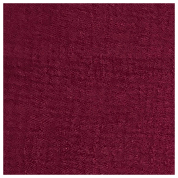 Musselin Baumwolle bordeaux