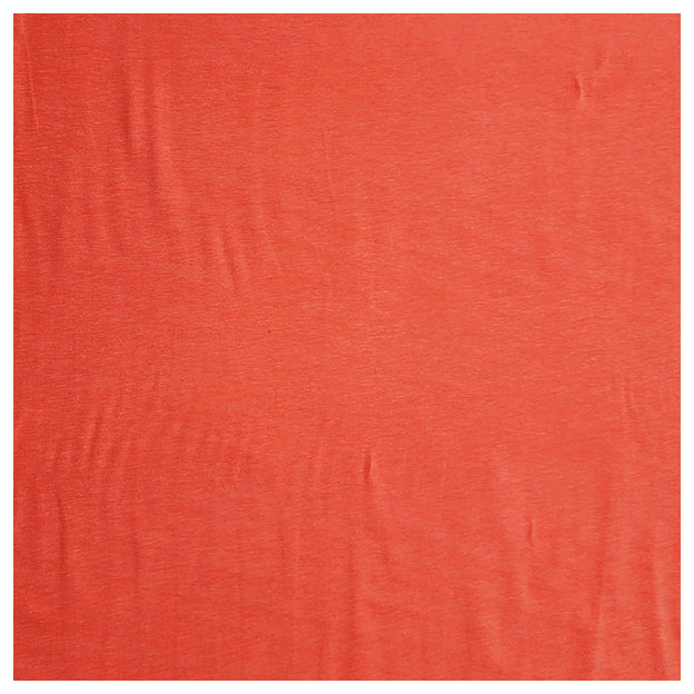 Baumwolljersey uni peach Bio