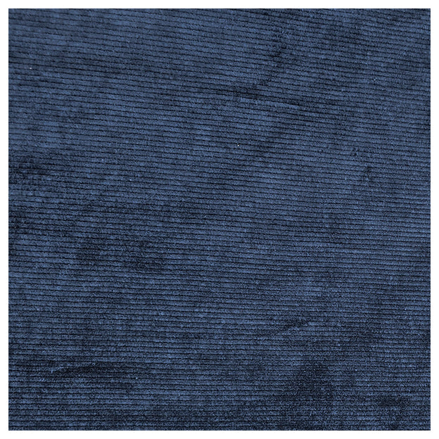 Feincord Jersey blau
