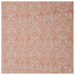 Baumwollsatin Siena Ornamente mit Paisley lachs