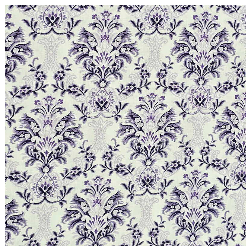 Trachten Stoffpaket violett und pastell lila mit Schürze