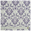 Baumwollsatin Siena Ornamente flieder und lila