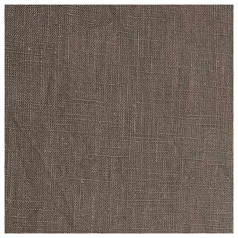 Leinen uni deep taupe