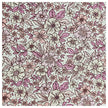 Baumwoll-Popelin Blumen fuchisa und rosa