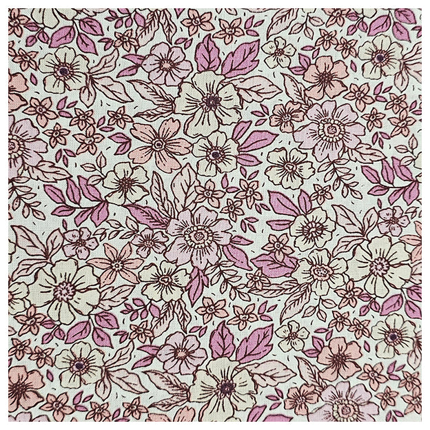 Trachten Stoffpaket zartrosa mit Blumen Schürze