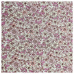 Baumwoll-Popelin Blumen fuchisa und rosa