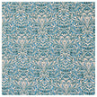 Baumwollsatin Ornamente und Paisley hellblau
