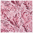 Baumwollsatin Pflanzen altrosa und mauve