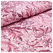 Baumwollsatin Pflanzen altrosa und mauve
