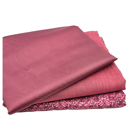 Trachten Stoffpaket altrosa und beere mit Schürze