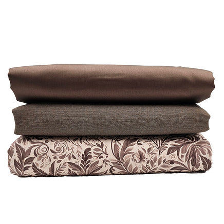 Trachten Stoffpaket taupe und beige mit Schürze