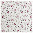 Jersey Blumen rosa und weiß